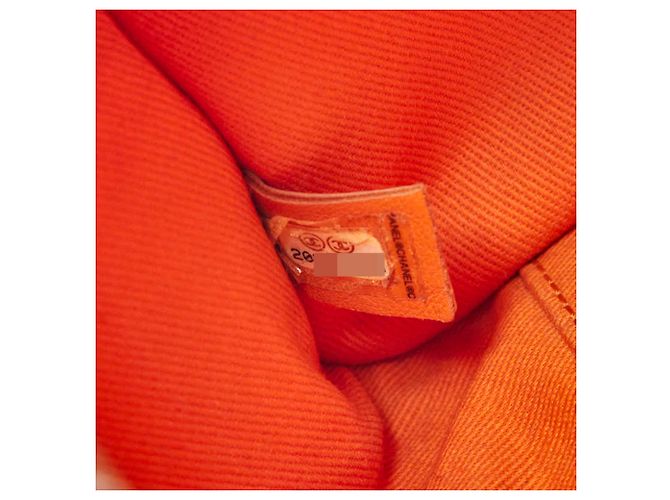 Borsa Bowling Coco Mark di Chanel Arancione - vista 10