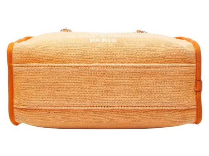 Borsa Bowling Coco Mark di Chanel Arancione - vista 3