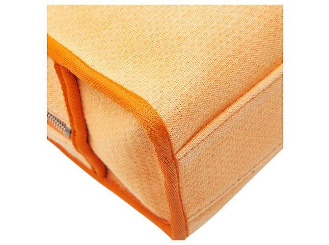 Borsa Bowling Coco Mark di Chanel Arancione - vista 5