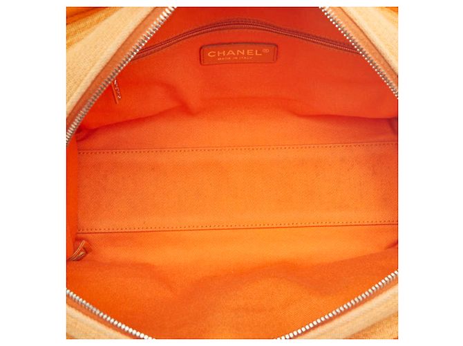 Borsa Bowling Coco Mark di Chanel Arancione - vista 8