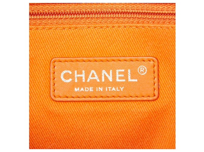 Borsa Bowling Coco Mark di Chanel Arancione - vista 9