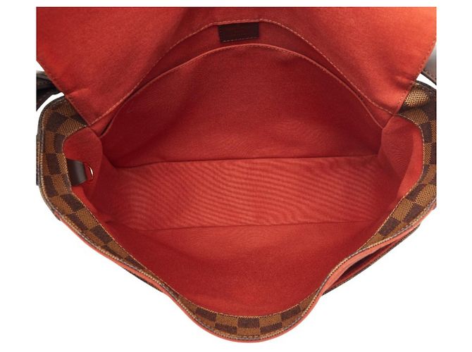 Borsa a tracolla Louis Vuitton Damier Bastille Marrone - vista 10