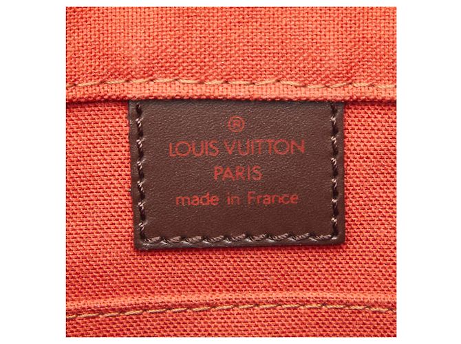 Borsa a tracolla Louis Vuitton Damier Bastille Marrone - vista 11