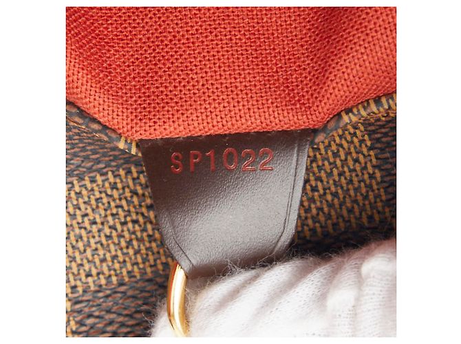 Borsa a tracolla Louis Vuitton Damier Bastille Marrone - vista 12