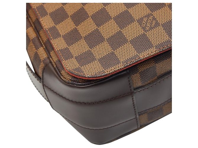Borsa a tracolla Louis Vuitton Damier Bastille Marrone - vista 5
