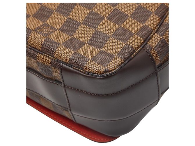 Borsa a tracolla Louis Vuitton Damier Bastille Marrone - vista 6