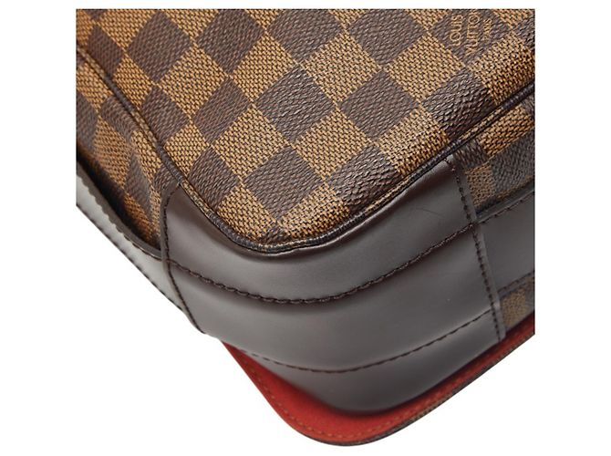 Borsa a tracolla Louis Vuitton Damier Bastille Marrone - vista 7