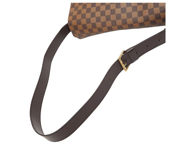 Borsa a tracolla Louis Vuitton Damier Bastille Marrone - vista 9