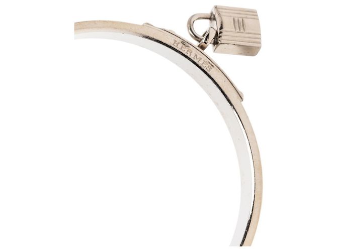Bracciale Hermès Kelly Motivo Cadena Nero Argento - vista 4
