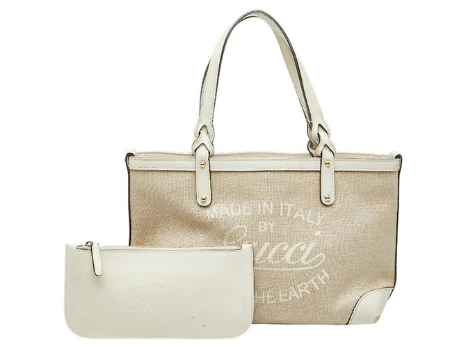 Borsa Gucci Craft Edizione Limitata Giappone Bianco Beige - vista 14