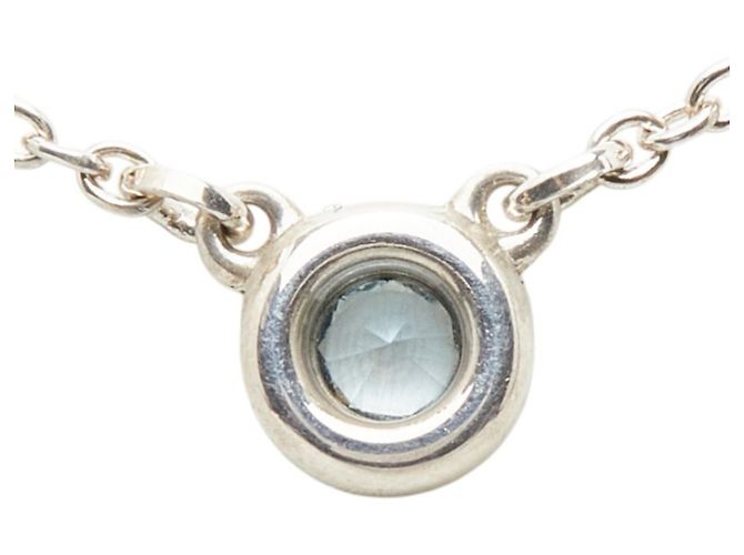 Aquamarin-Pendelkette von Tiffany & Co. Silber - Ansicht 4
