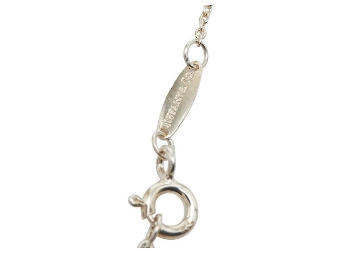 Aquamarin-Pendelkette von Tiffany & Co. Silber - Ansicht 5