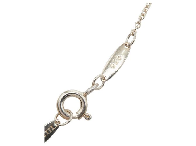 Aquamarin-Pendelkette von Tiffany & Co. Silber - Ansicht 6