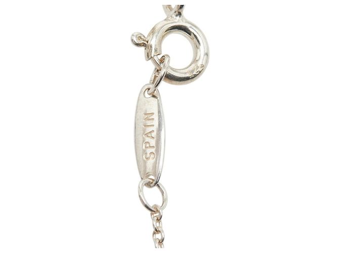 Aquamarin-Pendelkette von Tiffany & Co. Silber - Ansicht 7