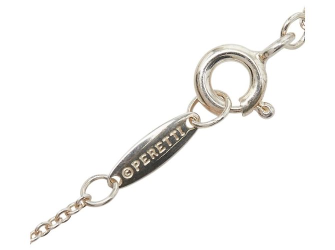 Aquamarin-Pendelkette von Tiffany & Co. Silber - Ansicht 8