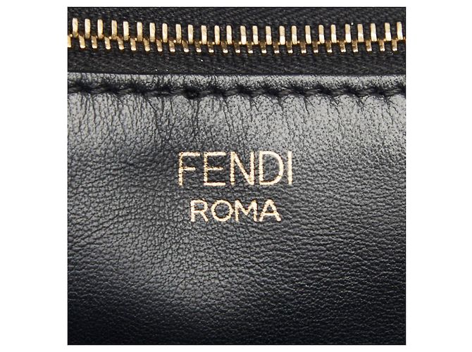 Fendi Mania Zucca x Fila Collaboration Tragetasche Schwarz - Ansicht 12