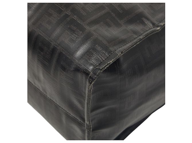 Fendi Mania Zucca x Fila Collaboration Tragetasche Schwarz - Ansicht 4