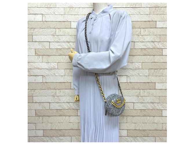 Borsa a Spalla Chanel 19 Argento - vista 2