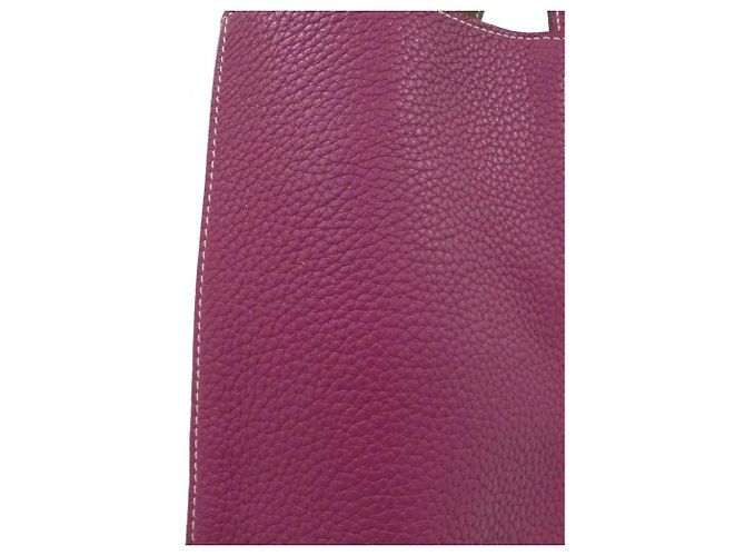 Borsa Hermès Double Sens 45 cm Rosa - vista 10