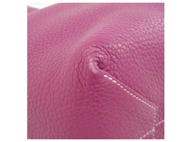 Borsa Hermès Double Sens 45 cm Rosa - vista 3