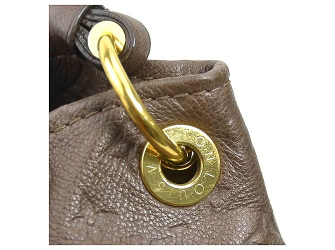 Bolso de Hombro Monogram Empreinte Louis Vuitton Castaño - vista 9