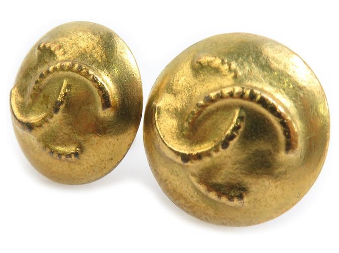 Orecchini a clip in oro Chanel D'oro - vista 2