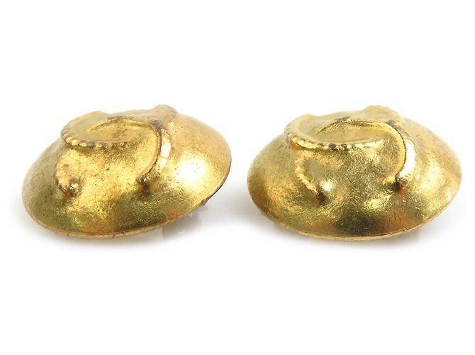 Orecchini a clip in oro Chanel D'oro - vista 3