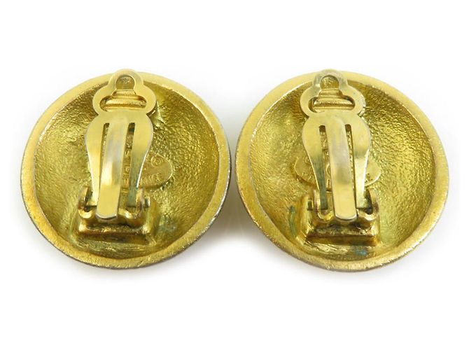 Orecchini a clip in oro Chanel D'oro - vista 5