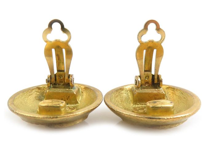Orecchini a clip in oro Chanel D'oro - vista 6