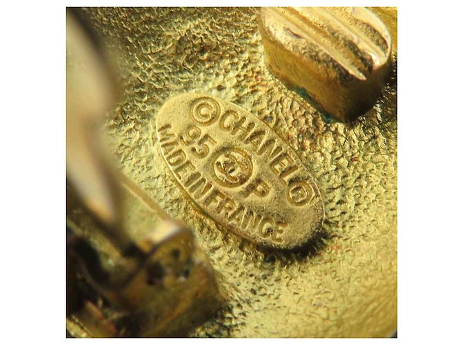 Orecchini a clip in oro Chanel D'oro - vista 7