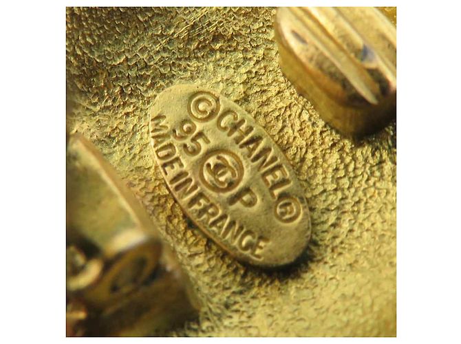 Orecchini a clip in oro Chanel D'oro - vista 8