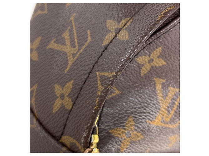 Zaino Palm Springs MINI di Louis Vuitton Marrone - vista 8