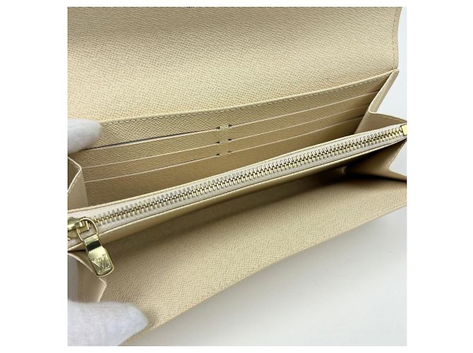 Cartera Larga Sarah de Louis Vuitton Blanco - vista 6