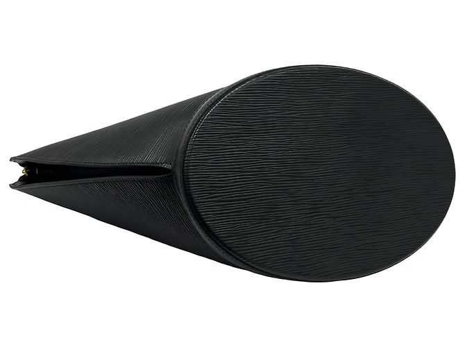 Louis Vuitton Saint Jacques GM in Epi Nero con Tracolla Lunga - vista 4