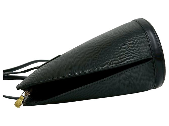 Louis Vuitton Saint Jacques GM in Epi Nero con Tracolla Lunga - vista 5