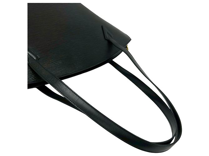 Louis Vuitton Saint Jacques GM in Epi Nero con Tracolla Lunga - vista 9