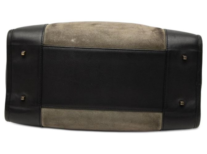 LOEWE Amazona 32 in suede verde Verde oliva - vista 3