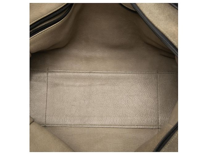 LOEWE Amazona 32 in suede verde Verde oliva - vista 4