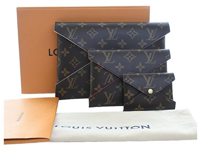 Set Pochette Kirigami Monogramma Marrone Louis Vuitton - vista 15