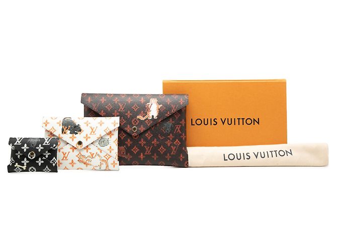 Louis Vuitton Braunes Grace Coddington Catogram Kirigami Pochette Set - Ansicht 8