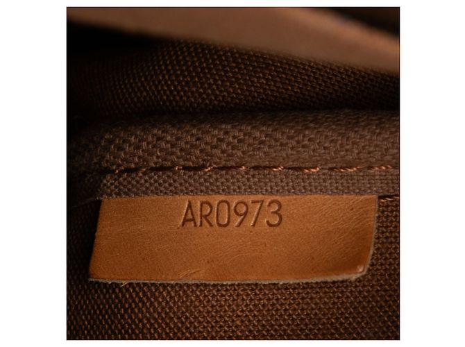 Louis Vuitton Saumur 35 Monogramma Marrone - vista 6