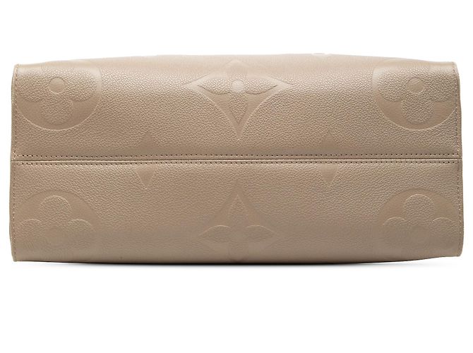 Louis Vuitton Monogram Empreinte Beige OnTheGo MM - vista 3