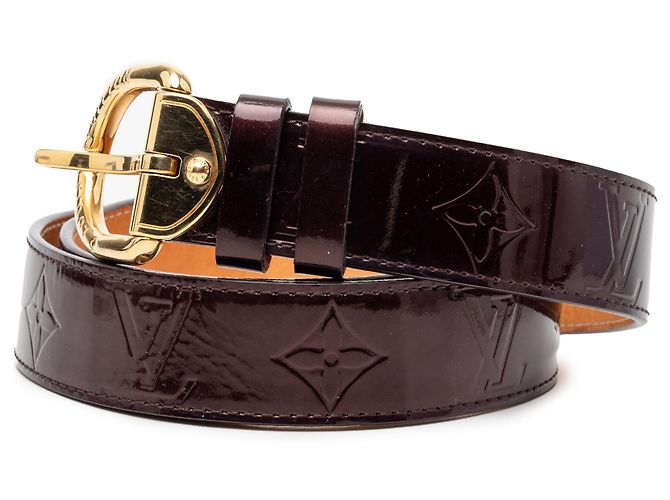 Louis Vuitton Lila Monogramm-Lackgürtel - Ansicht 2