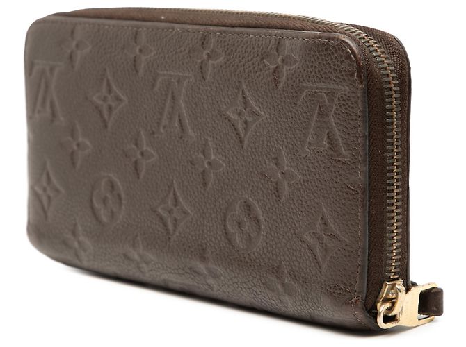 Cartera Zippy Monogram Empreinte Marrón Louis Vuitton Castaño - vista 2