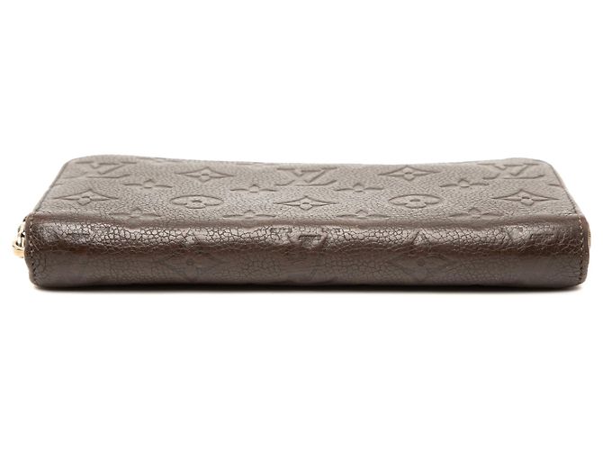 Cartera Zippy Monogram Empreinte Marrón Louis Vuitton Castaño - vista 3