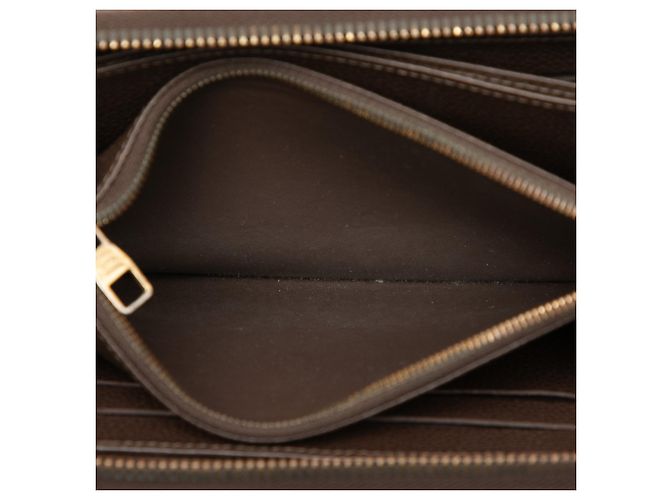 Cartera Zippy Monogram Empreinte Marrón Louis Vuitton Castaño - vista 4