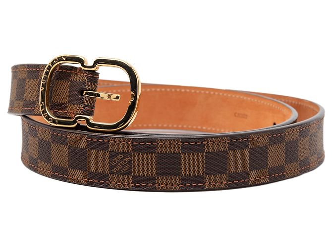 Cintura Mini Damier Ebene Marrone Louis Vuitton - vista 2