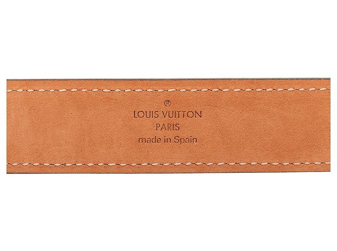 Cintura Mini Damier Ebene Marrone Louis Vuitton - vista 5