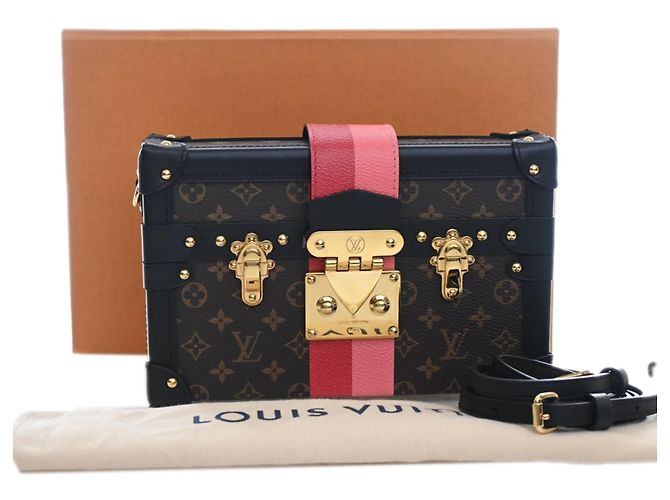 Louis Vuitton Petite Malle Marrone Monogramma - vista 10