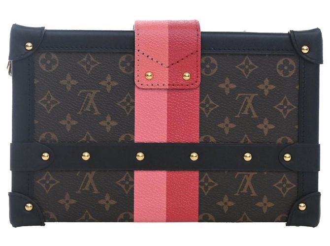 Louis Vuitton Petite Malle Marrone Monogramma - vista 2